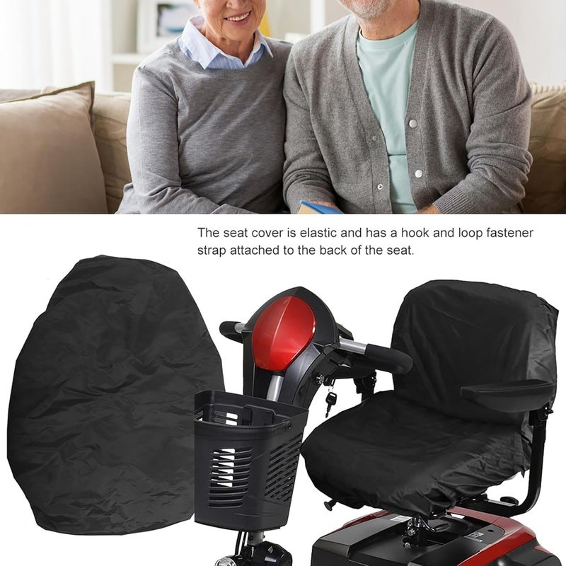 SOFFRIA Electric Wheelchair Seat Cover Waterproof Protector for Elderly and Disable Wheelchair Seat Protector Accessories Professional Waterproof Mobility Scooter Seat Cover - Image 3